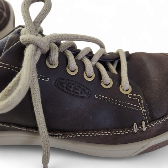 KEEN Mens Glenhaven Sneaker brown size 8 - Picture 6 of 13